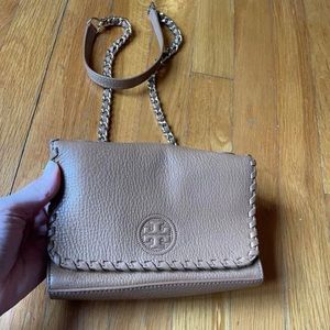 TORY BURCH MARION BRAIDED CROSSBODY